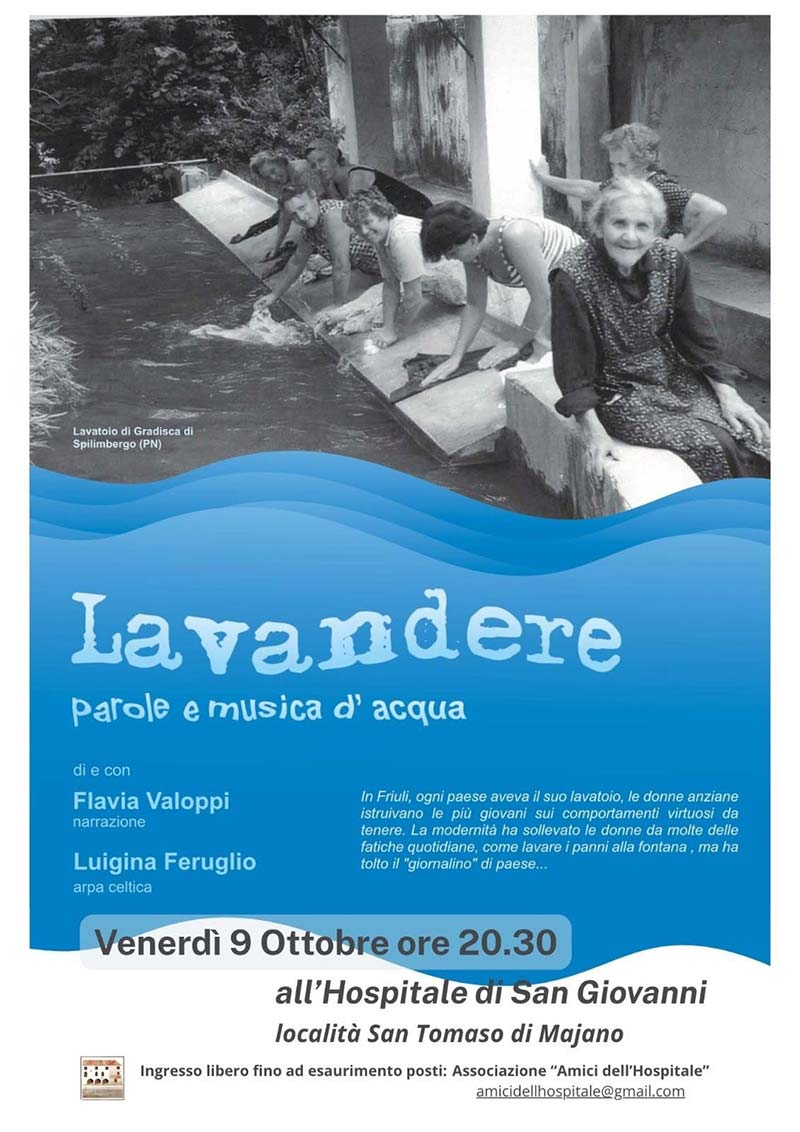 Lavanderis 9 ottobre 2026 majano