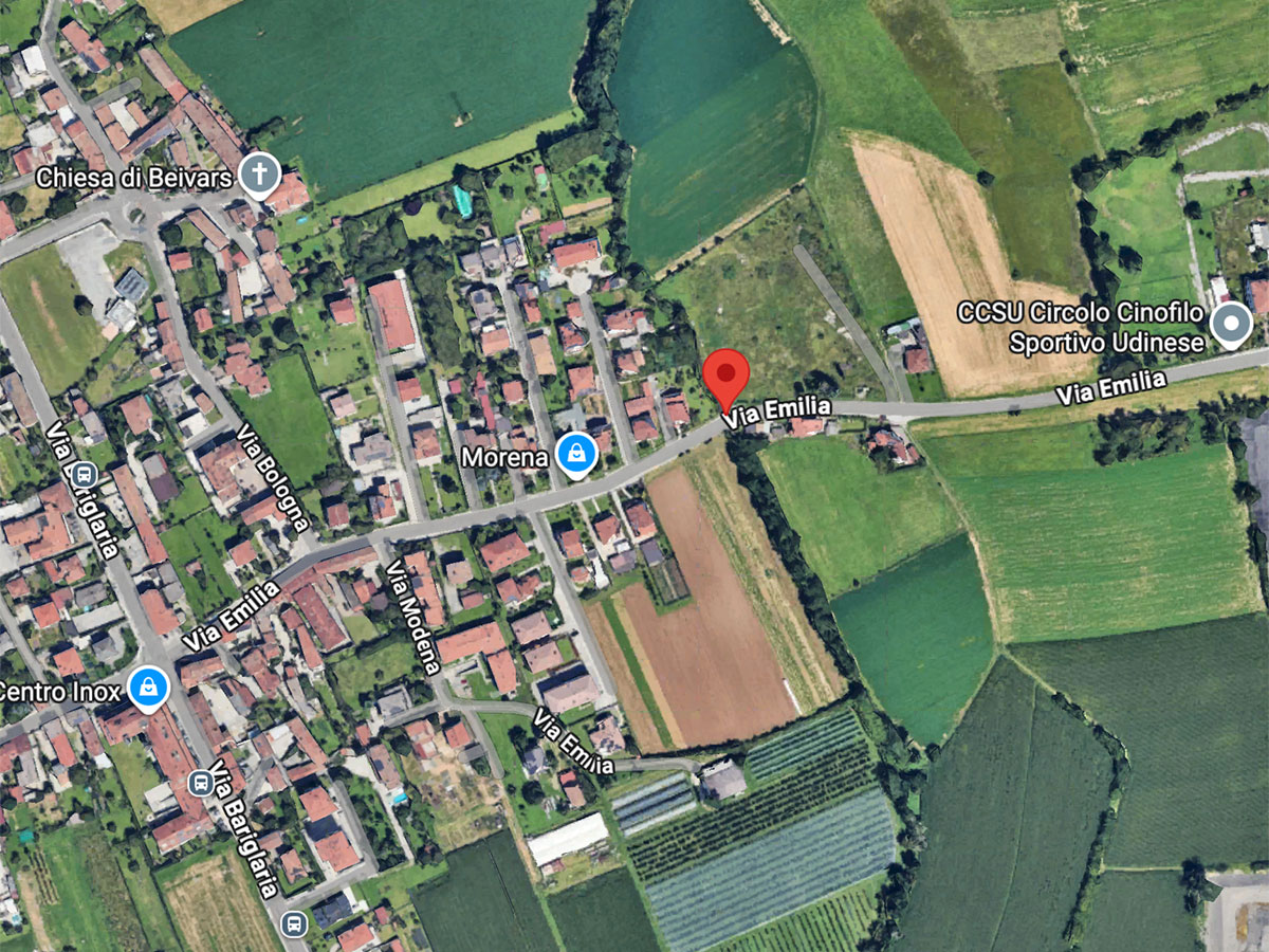 mappa beivars udine roiello