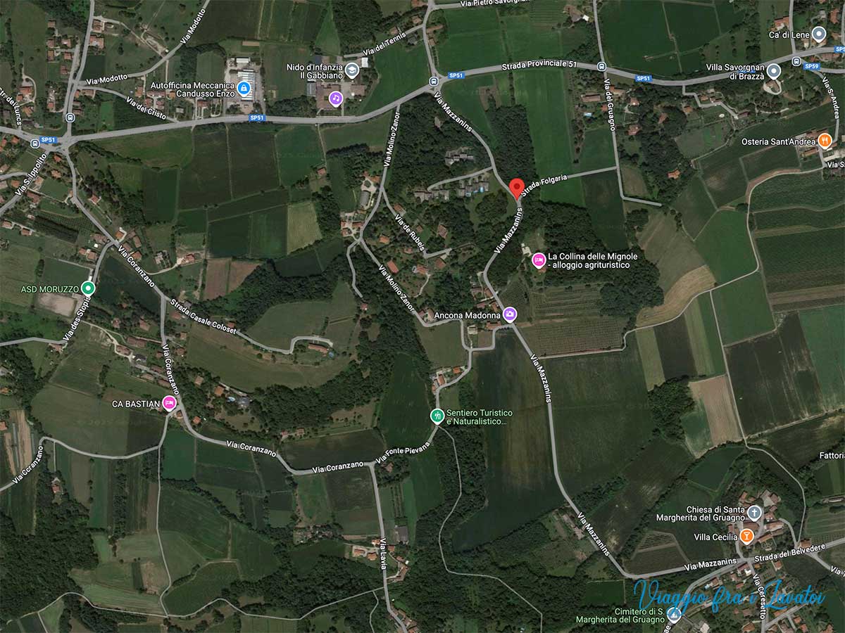 mappa lavatoio borgo mazzanins moruzzo