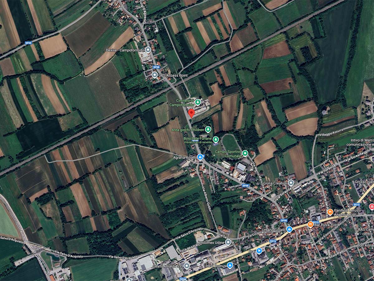 maps lavatoio campoformido