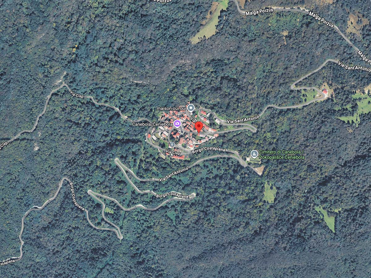 maps lavatoio canebola