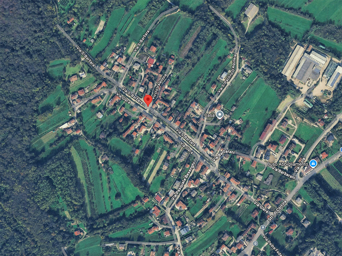 mappa maps lavatoio glera giais aviano