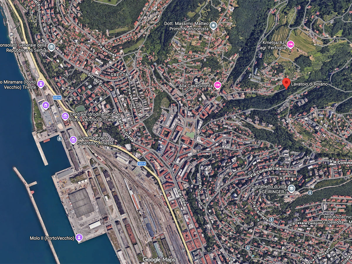 maps lavatoio.roiano trieste