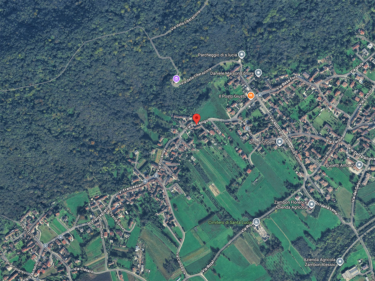 mappa lavatoio santa lucia budoia