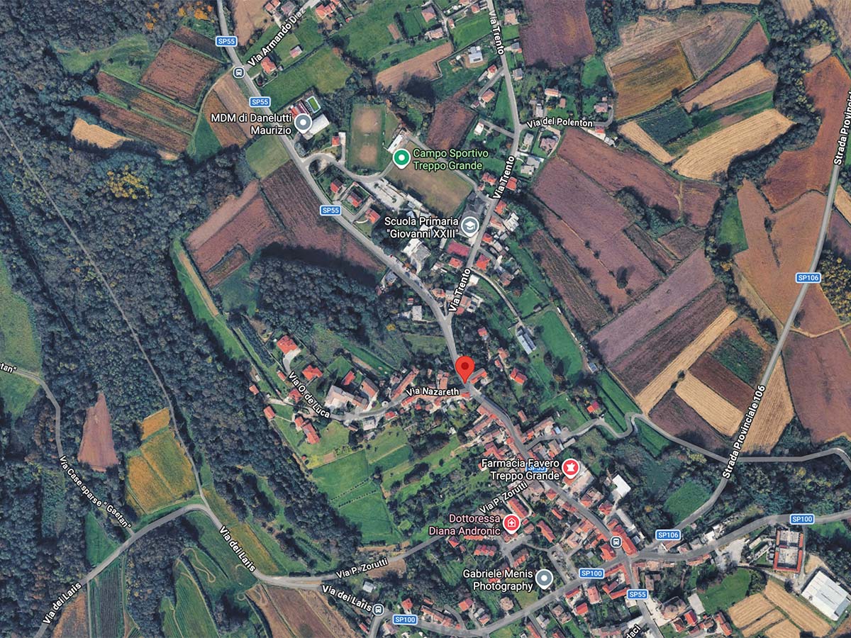 mappa lavatoio treppo grande emigrante