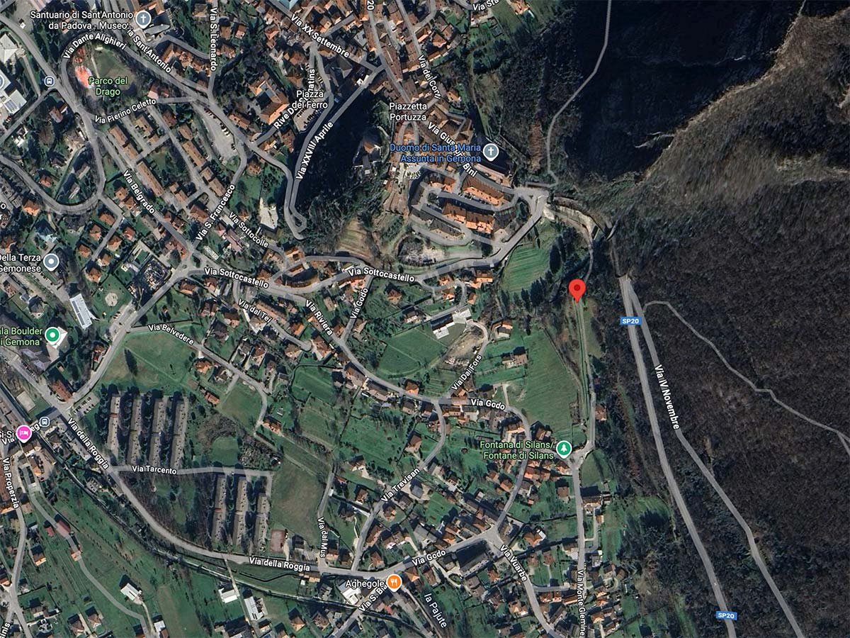 mappa lavatoio vasca gemonadelfriuli